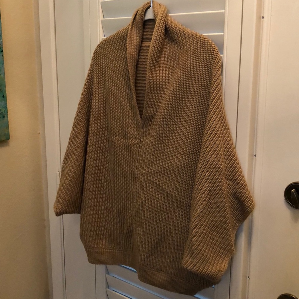 Camel Cape Sweater